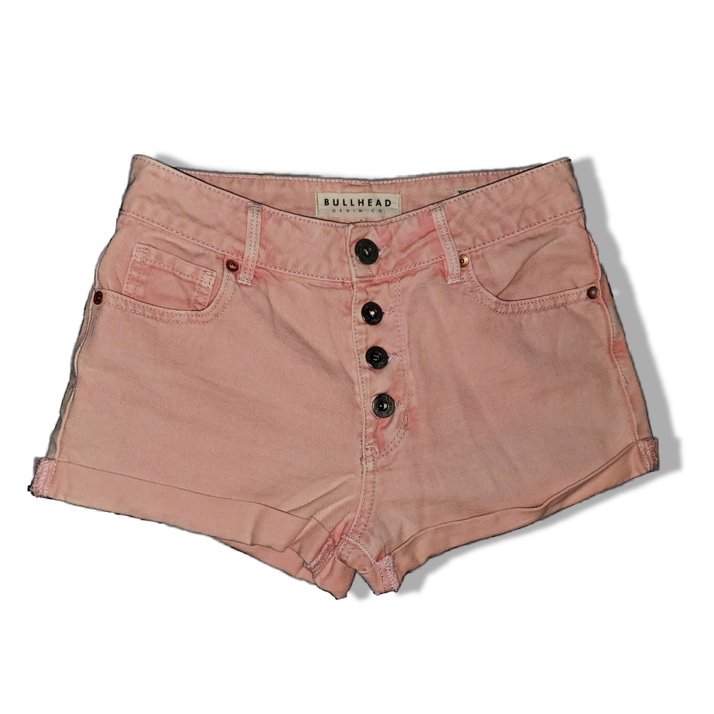 Bullhead High Waisted Button up Shorts